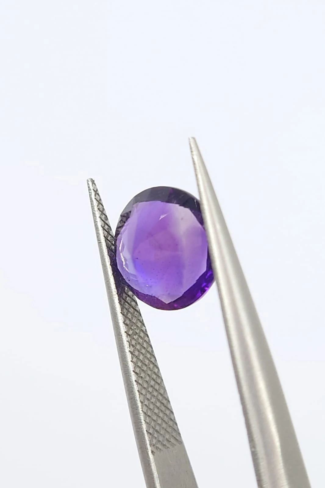 1.7ct Amethyst Round Cut Loose Gemstone From Nigeria — view 1
